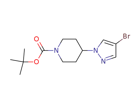 4-(4-bromo-1H-pyrazol-1-yl)piperidine-1-carboxylic acid tert-butyl ester
